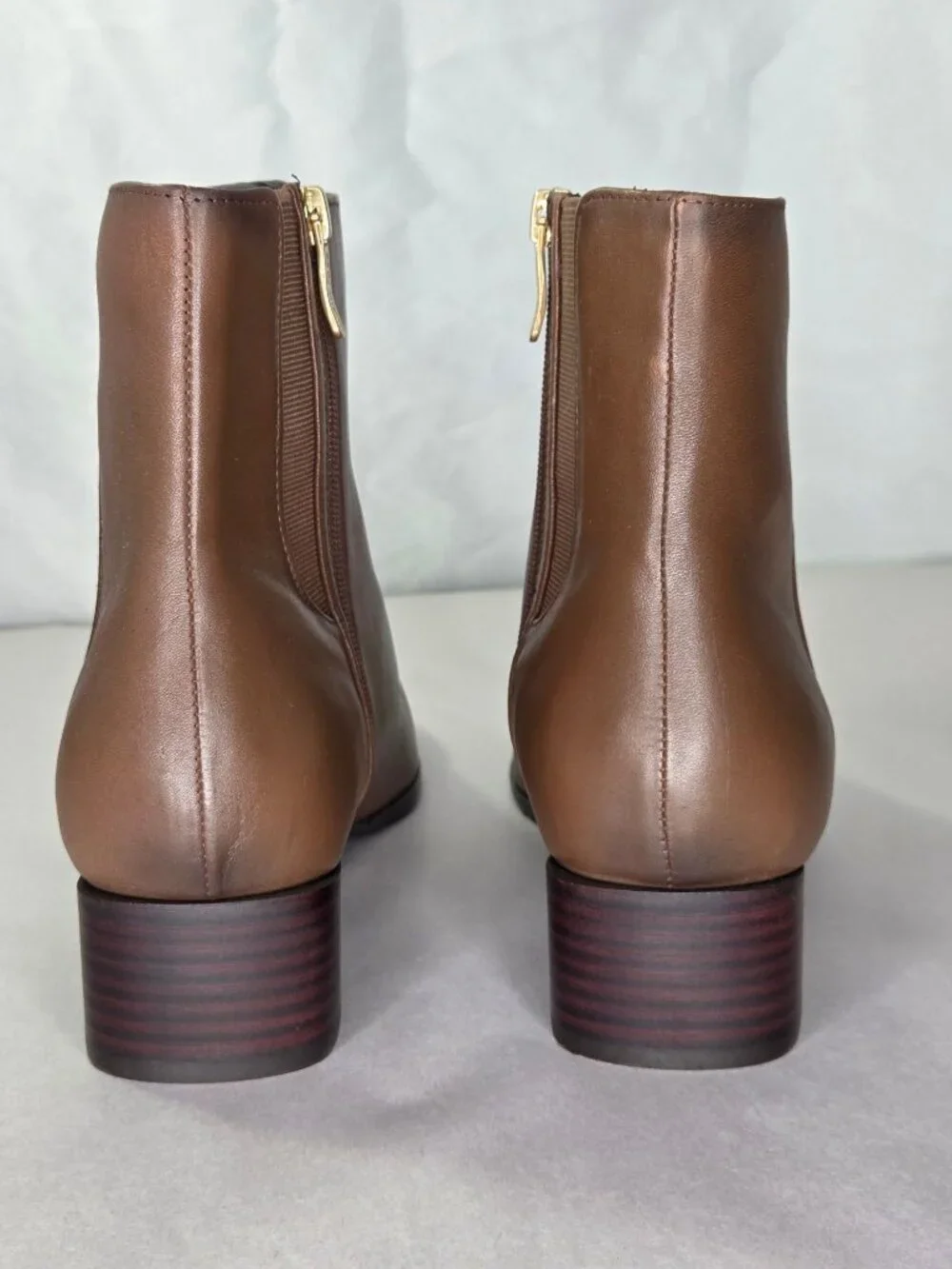 Easy Spirit Sidney eFlex Square Toe Booties - Taupe, 11 M